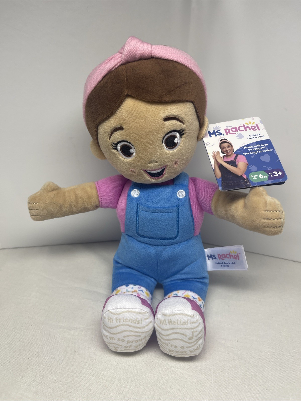 Ms. Rachel Cuddle & Comfort Doll Toy Miss Rachel Soft Plush (2024) NEW 