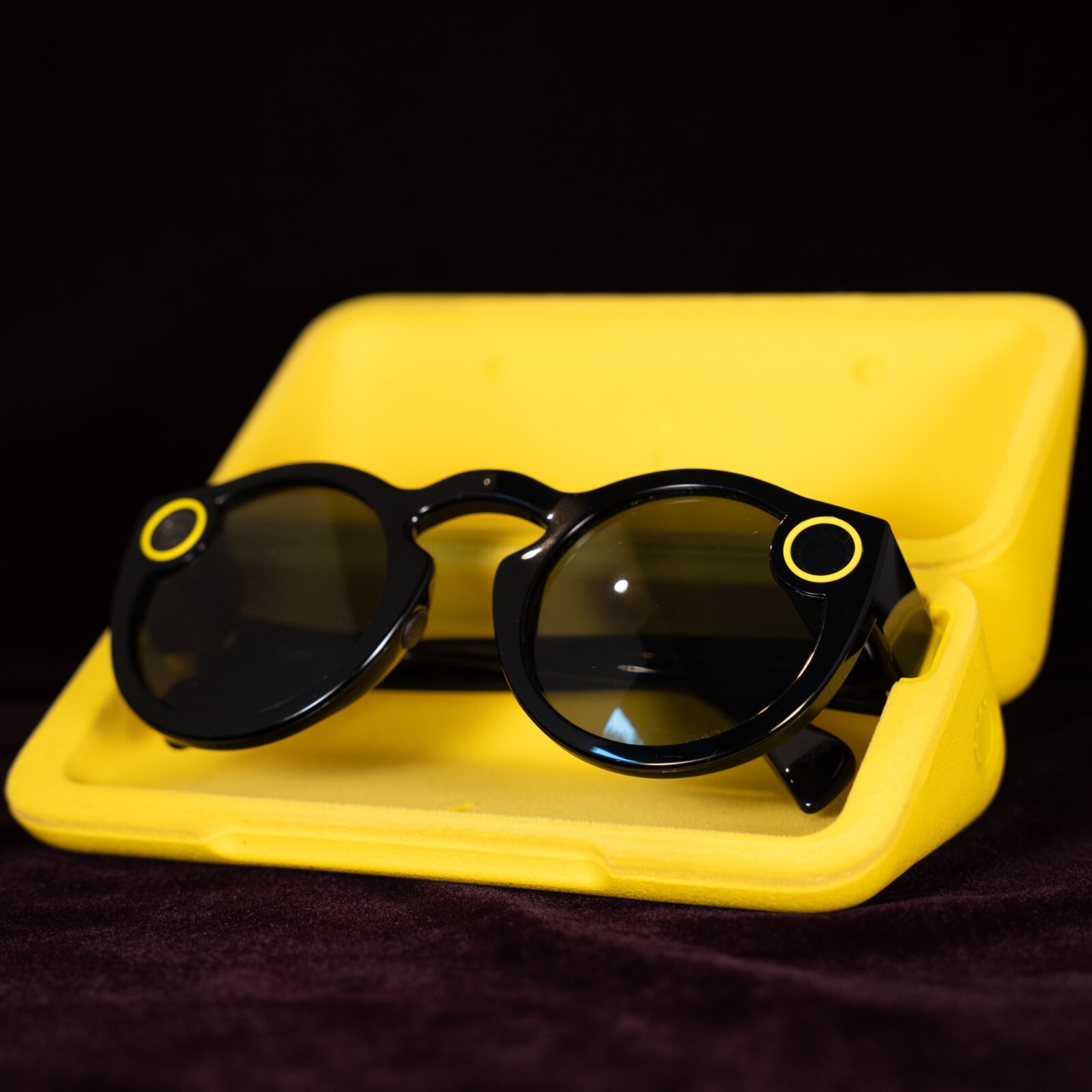 Snapchat Spectacles 1 With Container, Case, Charger For parts
