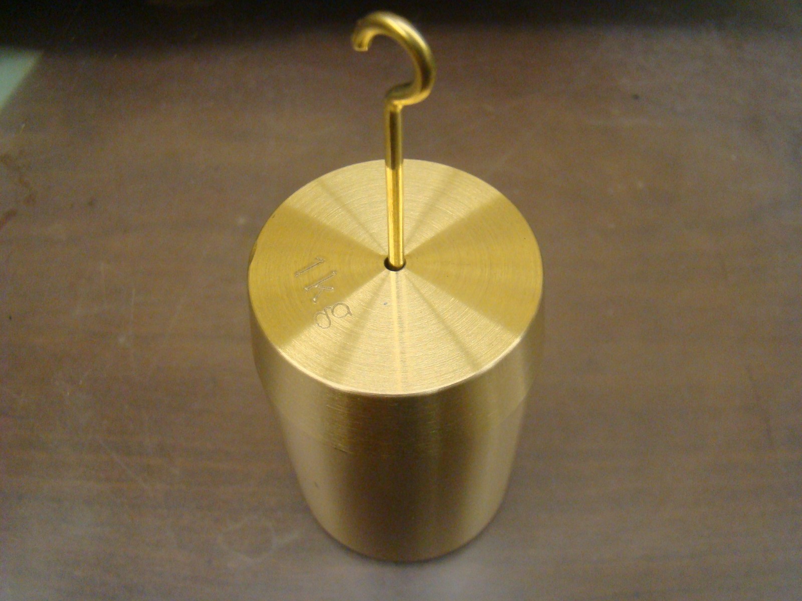 1 Kilogram Solid Brass Scale Weight
