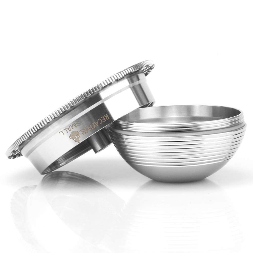 Stainless Steel Reusable Coffee Capsule, Metal Refillable Coffee Pod Brewing ...
