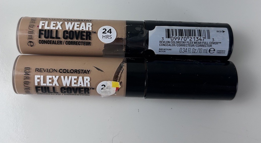 Revlon Colorstay Flex Wear Full Cover Concealer 040 Medium x 2