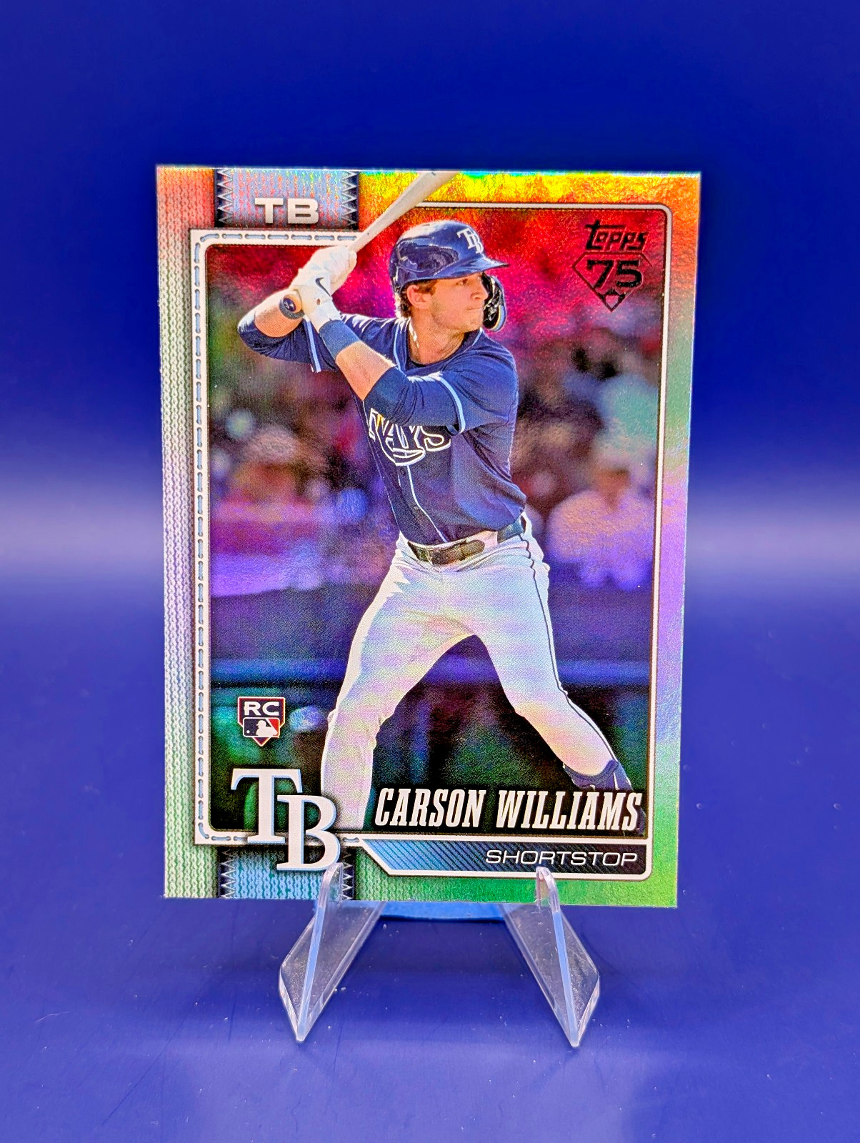 2026 Topps #25 Carson Williams Rainbow Foil