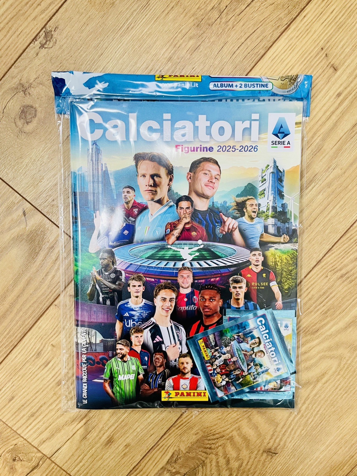 Panini Calciatori 2025/26 Sticker Starter Pack: Album + 2 Packs Sealed, Serie A