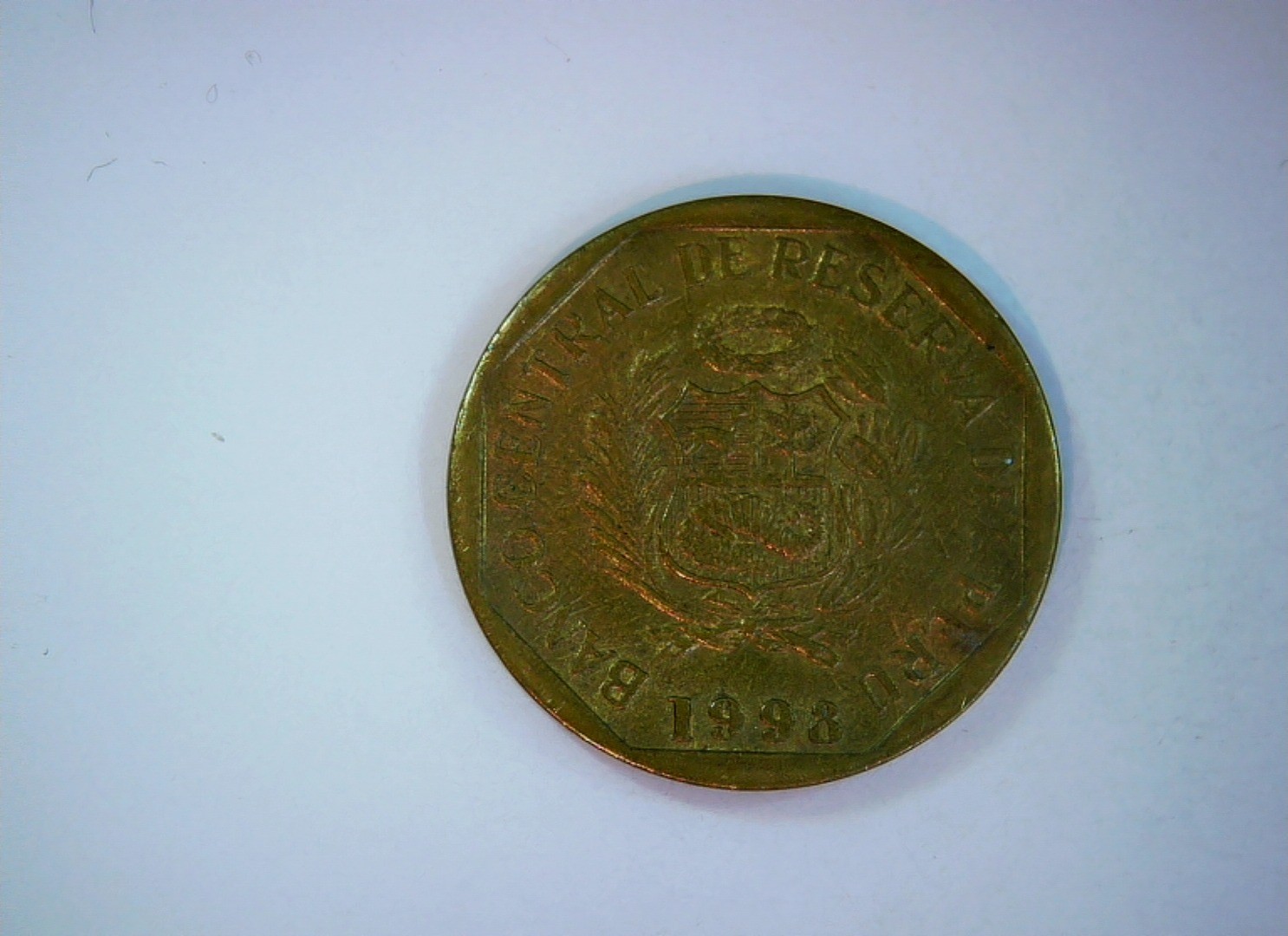 Peru 1998 10 Centimos Peru 10 Céntimos (Nuevo Sol series) Coin