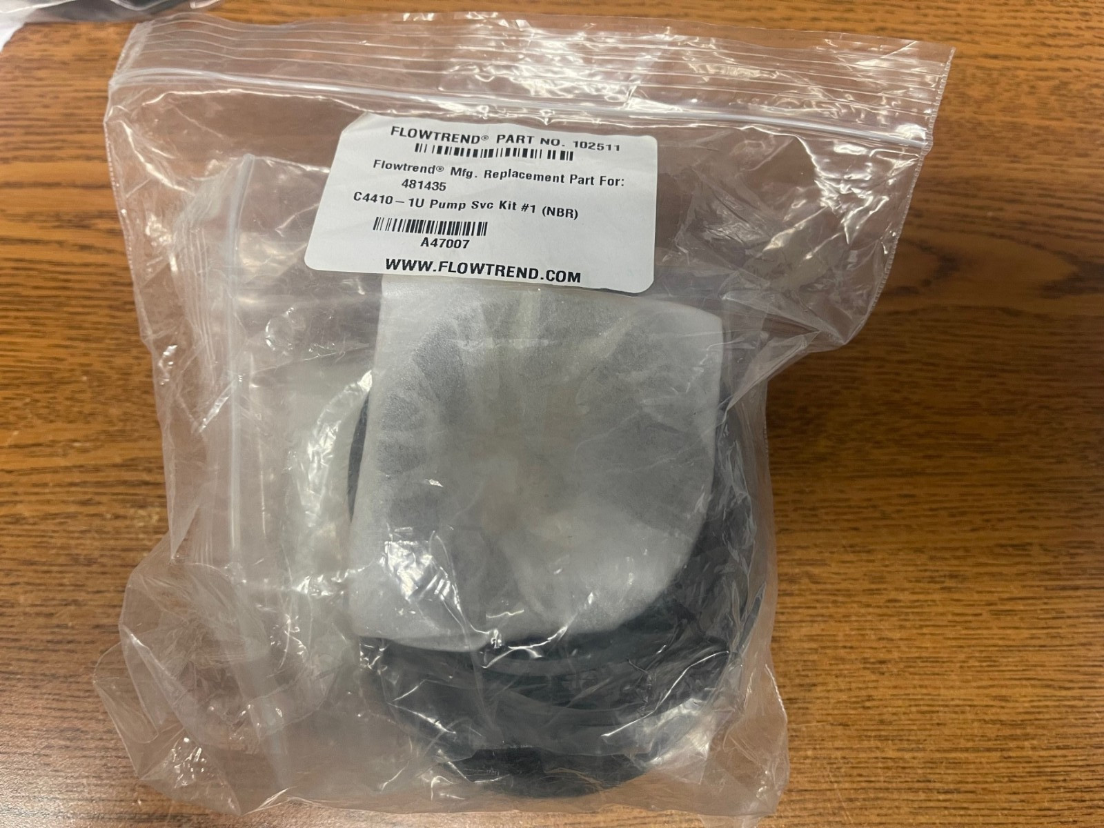 FLOWTREND 102511 C4410-1U Pump Svc Kit #1 (NBR) NEW OLD STOCK