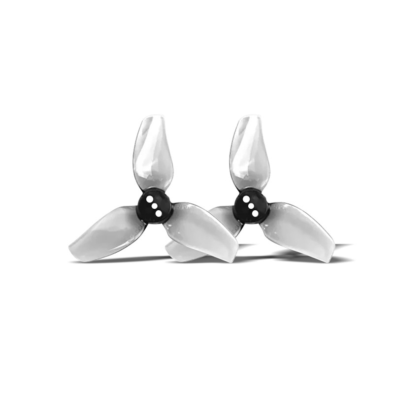 HQProp T2.2x2x3 2.2 Inch Tri-Blade Propeller – Gray 2CW+2CCW Durable PC for FPV