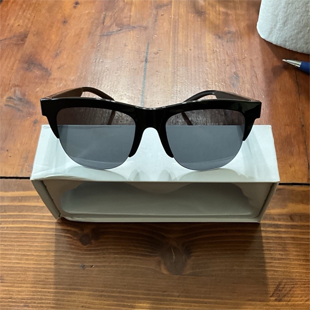 F-06 Smart Glasses Bluetooth Wireless Headset Sunglasses Black