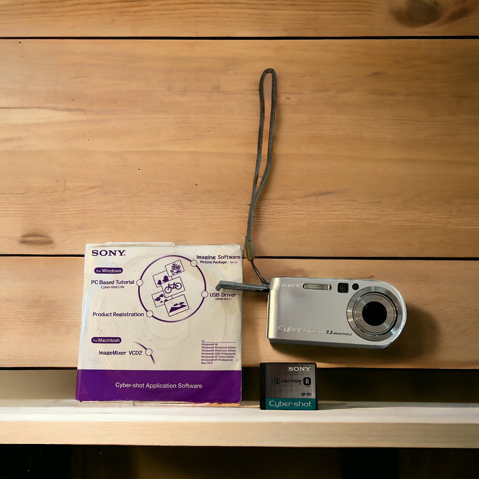 Sony Cyber-shot DSC-P200 7.2MP Digital Camera - Silver Read-