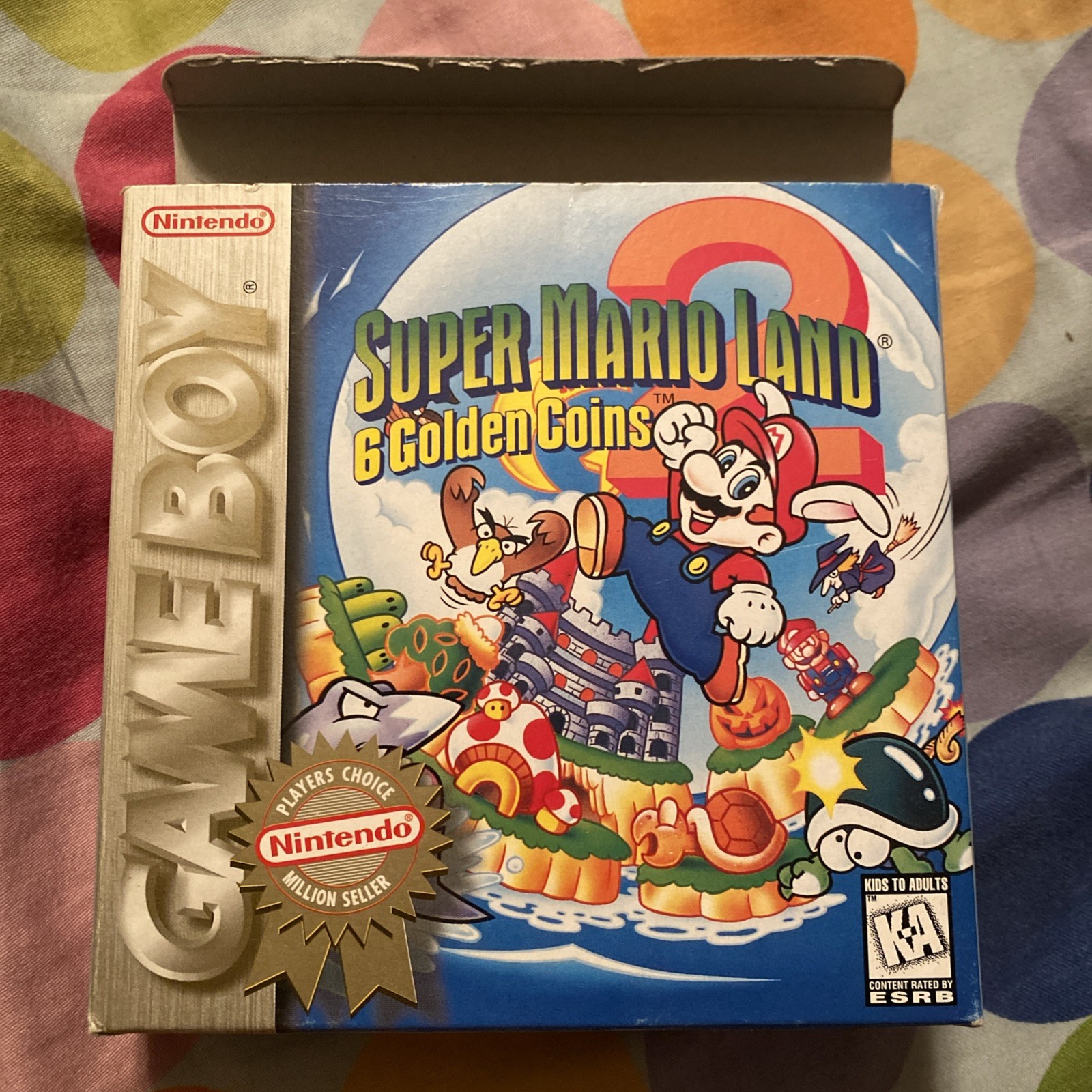 Nintendo Super Mario Land 2: 6 Golden Coins Gameboy BOX ONLY No Game No Papers