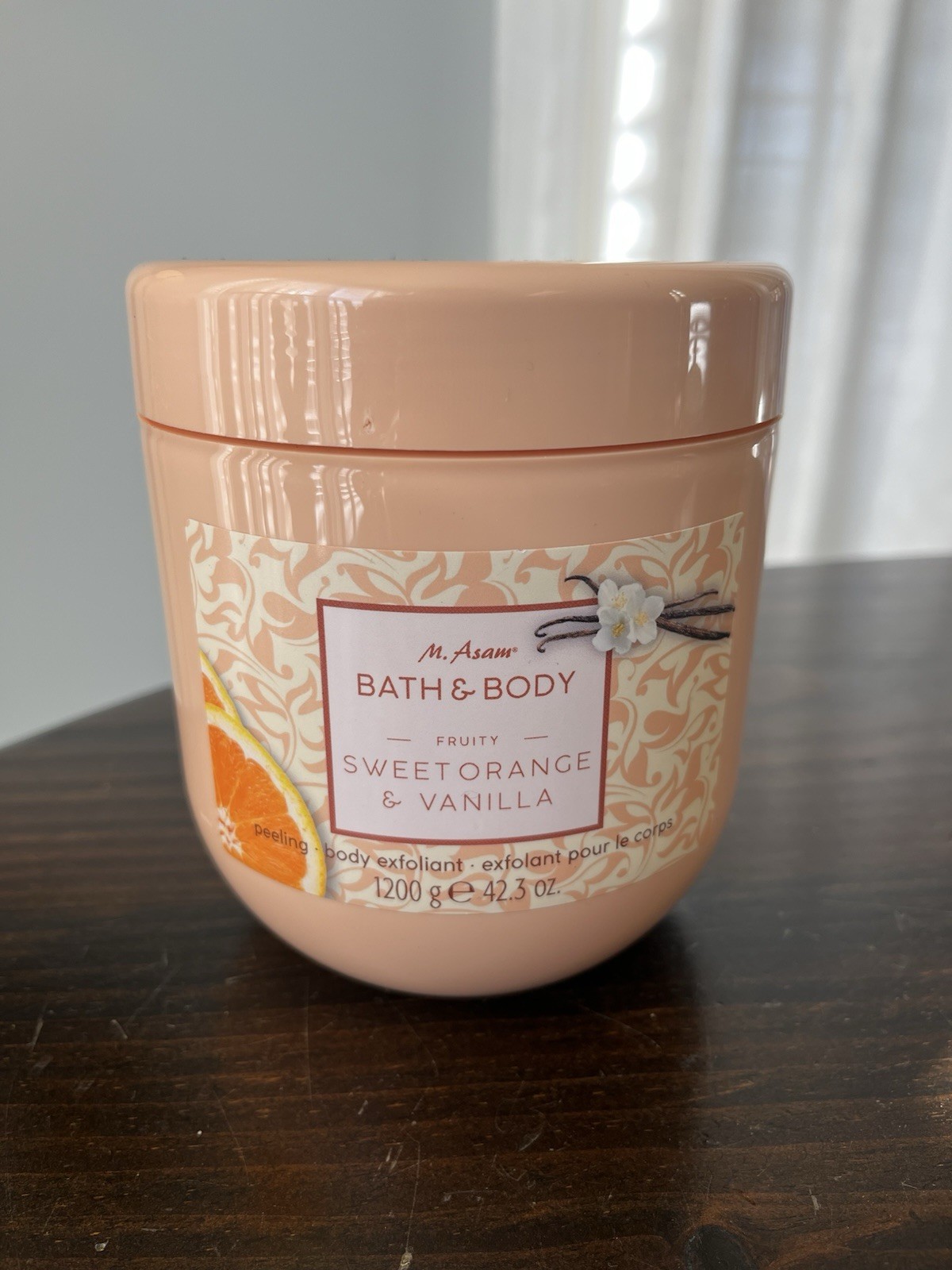 M. Asam Bath & Body Sweet Orange Vanilla Exfoliant Peeling Fruity (42.3 fl oz)