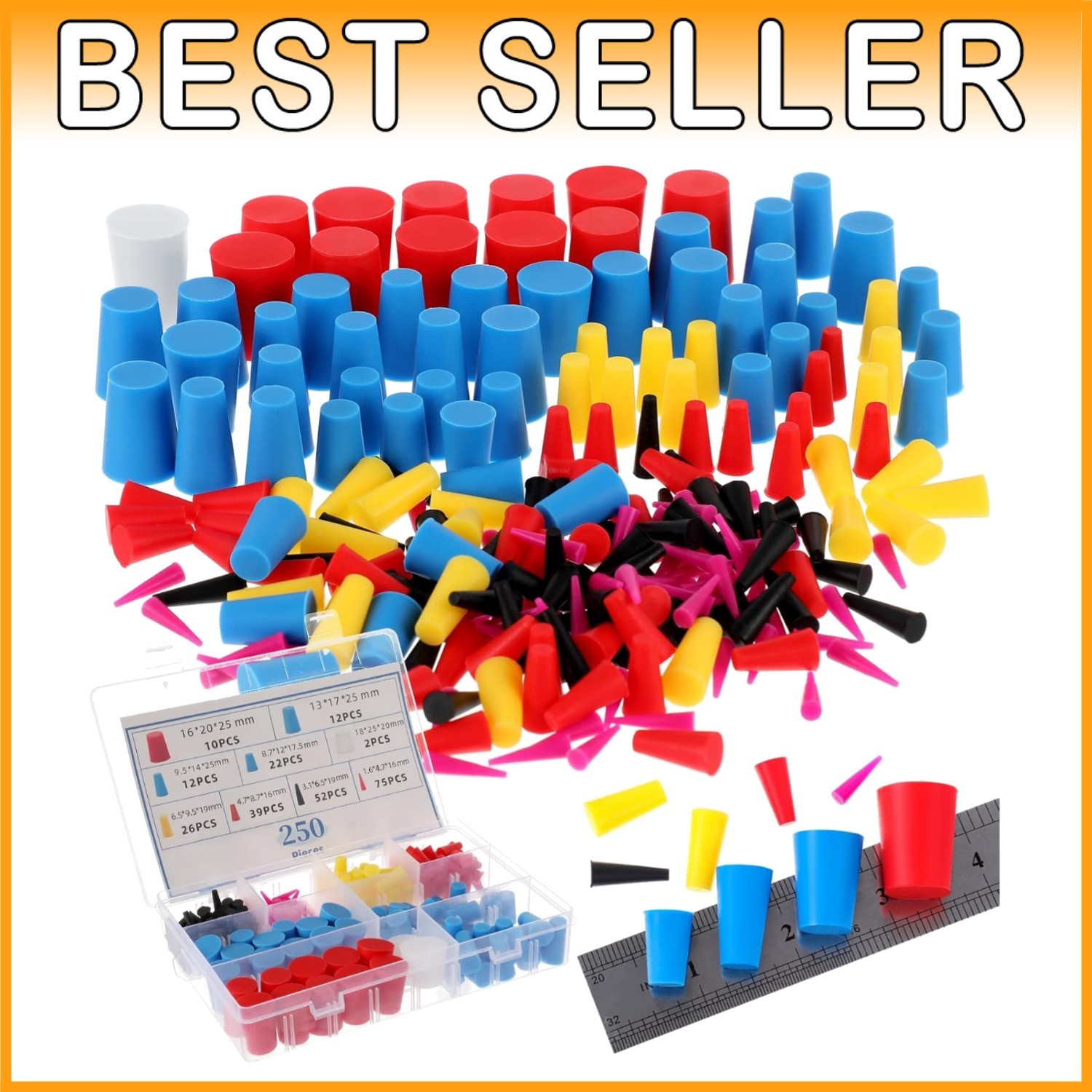 Variety Pack Rubber Plugs - Painting Protection