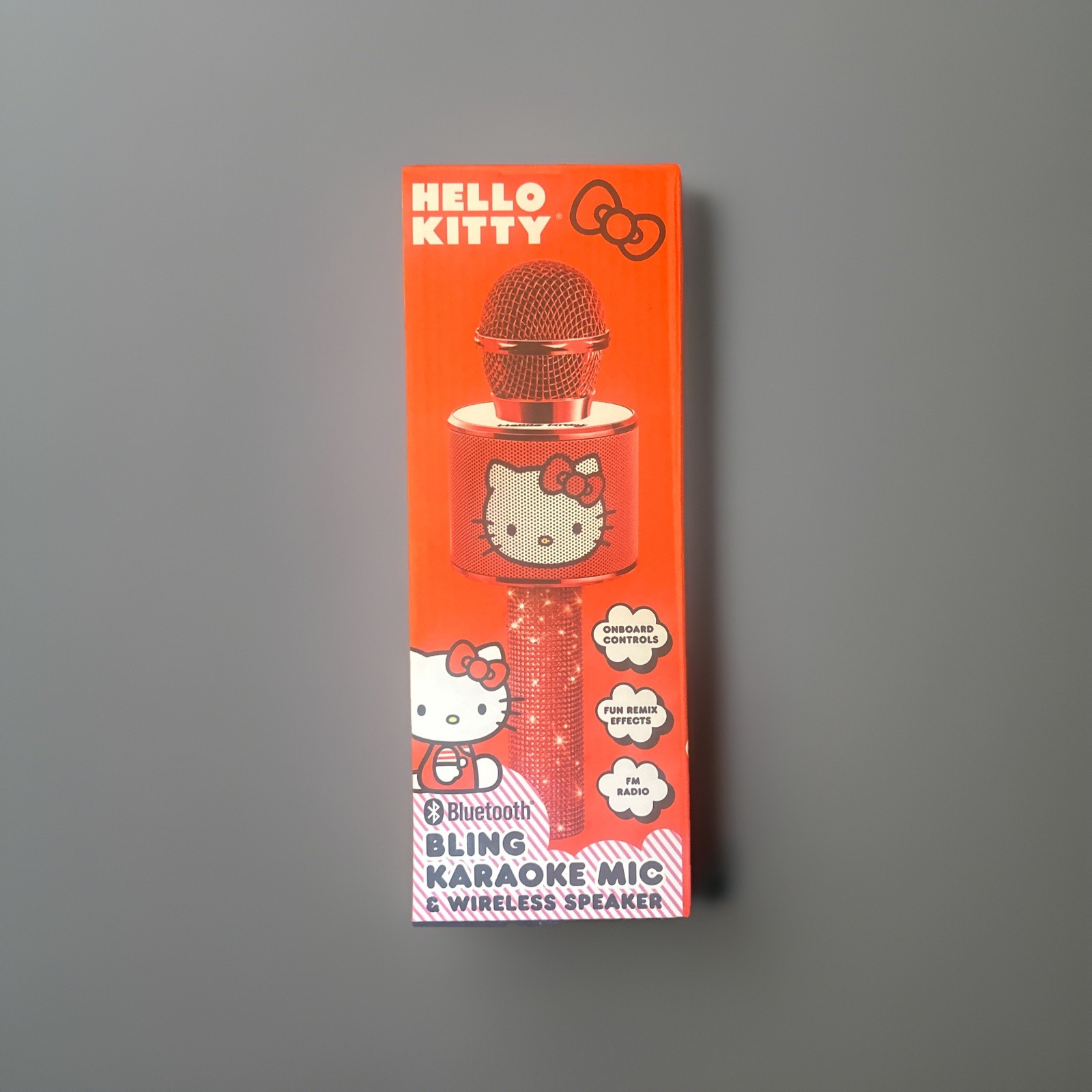 Hello Kitty Bluetooth Bling Karaoke Microphone & Wireless Speaker - Rechargeable