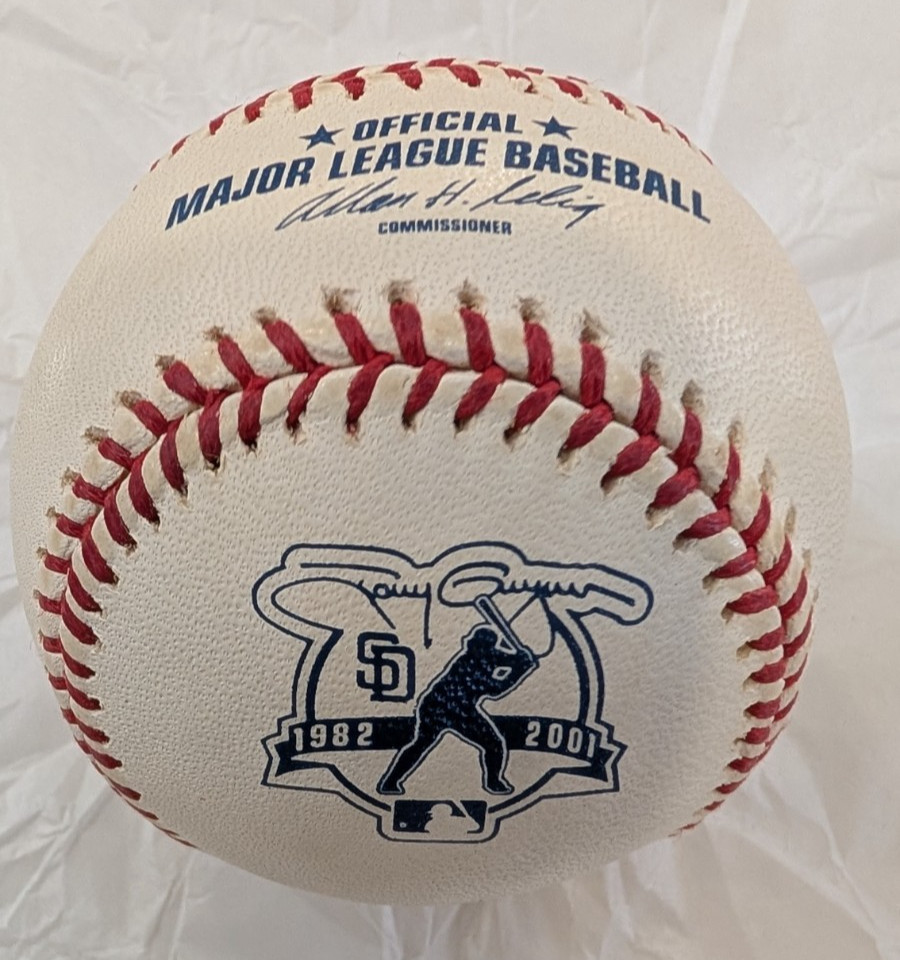 TONY GWYNN Final Game Rawlings Official Baseball SAN DIEGO PADRES With Box - FL1