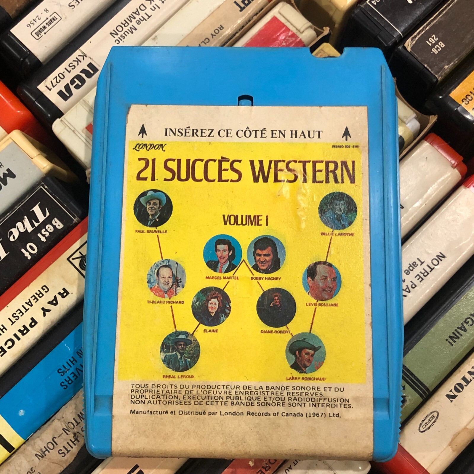 21 Succès Western Volume 1 (1973), 8 Track Tape French Canadian