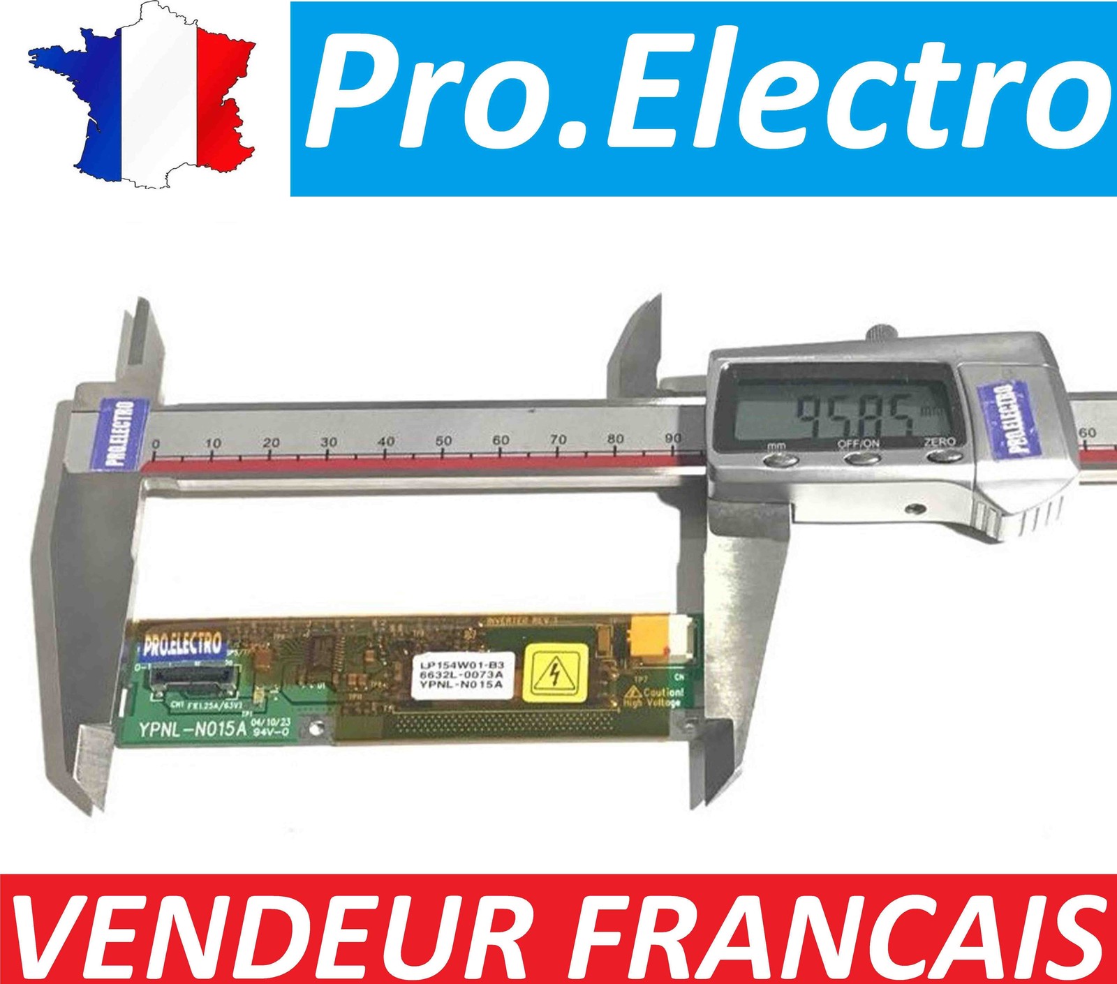 DELL INSPIRON 8500 8600 9100 D800 YPNL-N015A LP154W01-B3 6632L-0073A Inverter