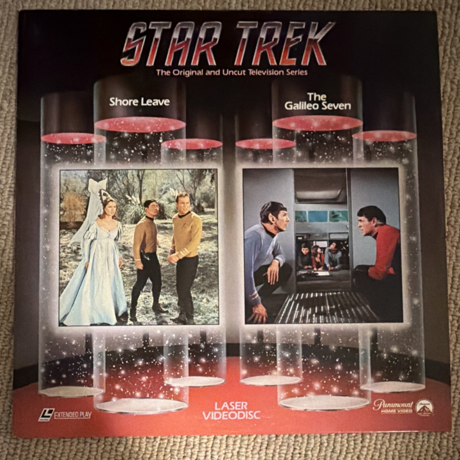 Star Trek The Original and Uncut LaserDisc Extended Play Shatner Nimoy