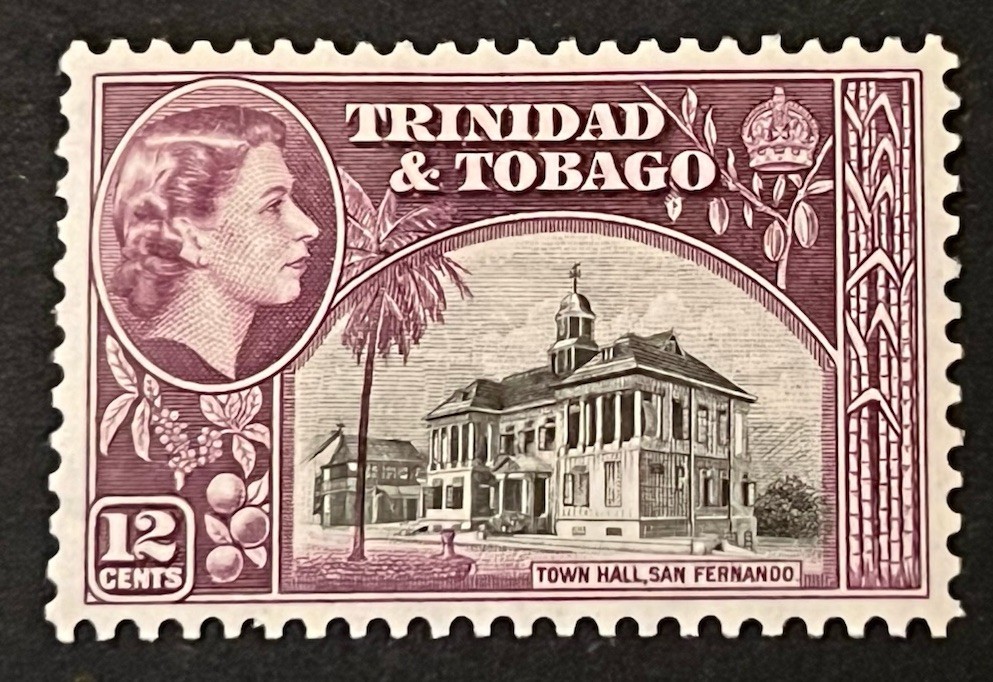 TRAVELSTAMPS: 1953-59 TRINIDAD & TOBAGO STAMPS QEII SC #79 SG 274 MOGH
