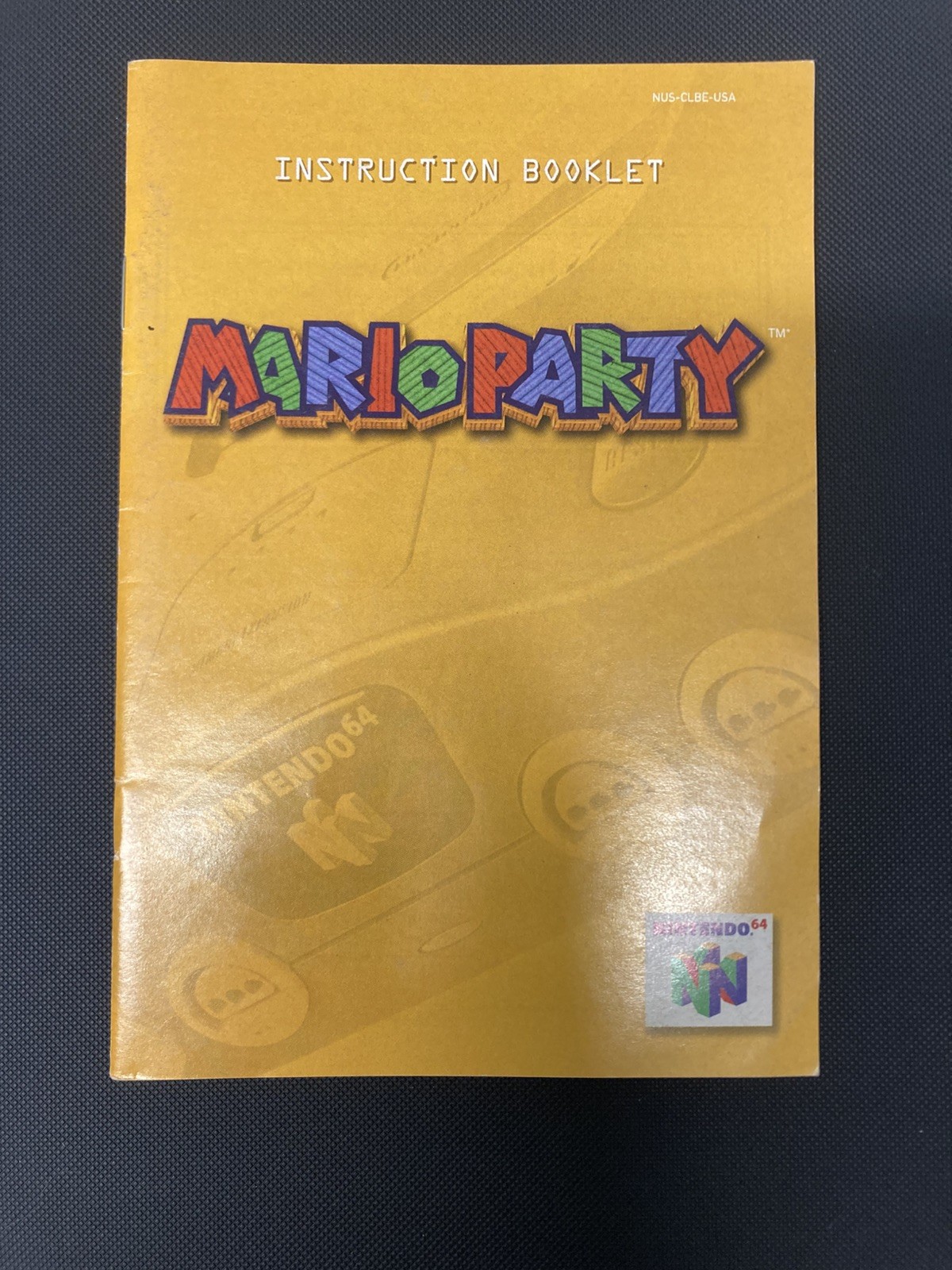 Mario Party (Nintendo 64) Instruction Manual Only