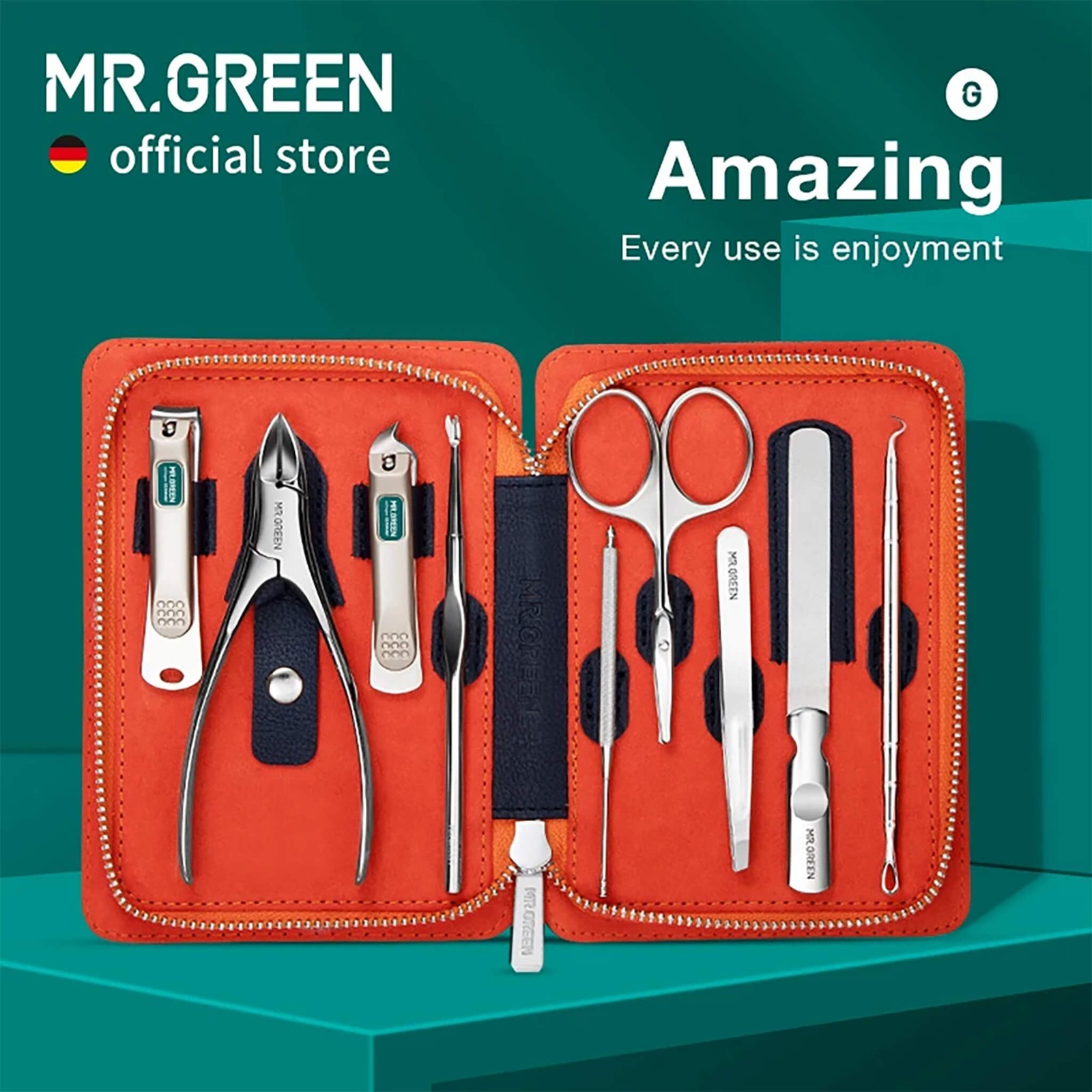 MR.GREEN New 9-in-1 Grooming Nail Care Kit Pro