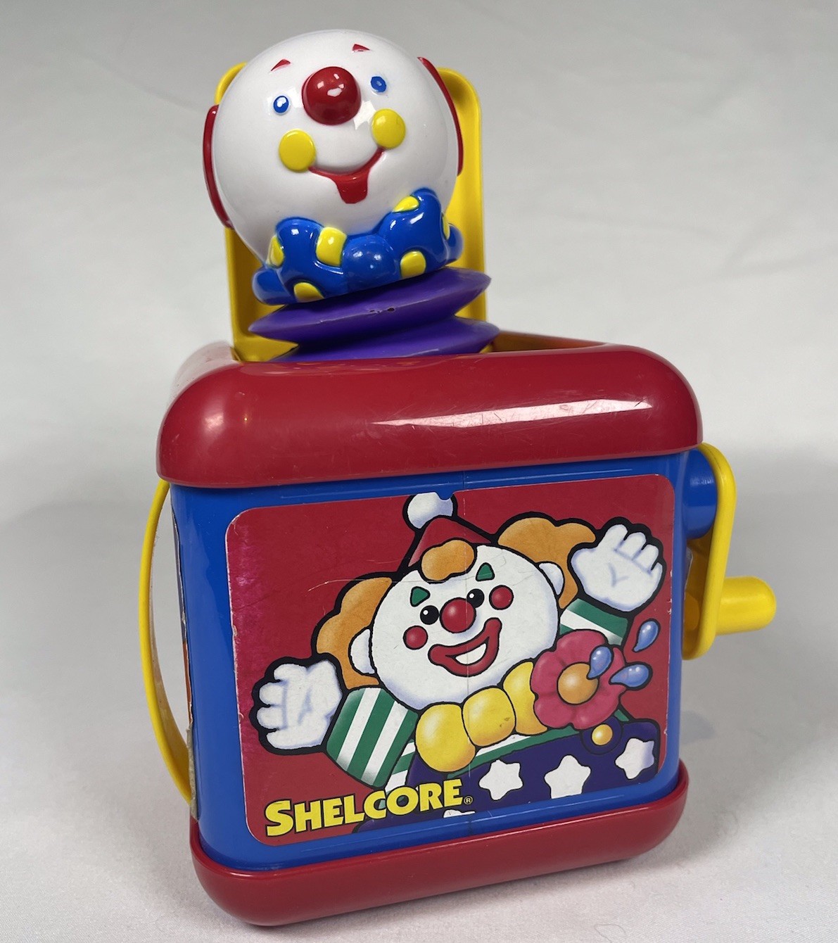 1992 Shelcore Clown Jack In The Box Toy Tested WORKS Rare Vintage HTF VTG