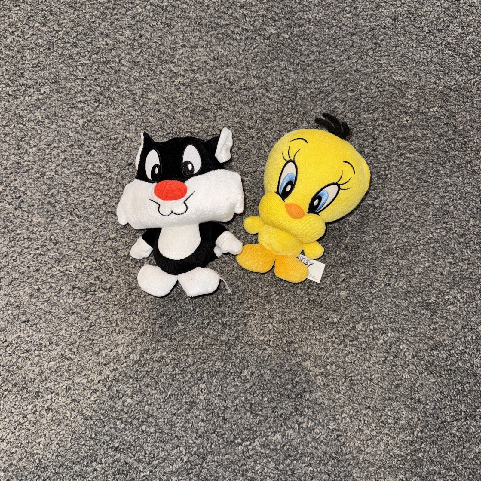 Small Sylvester and Tweety Stuffed Animals
