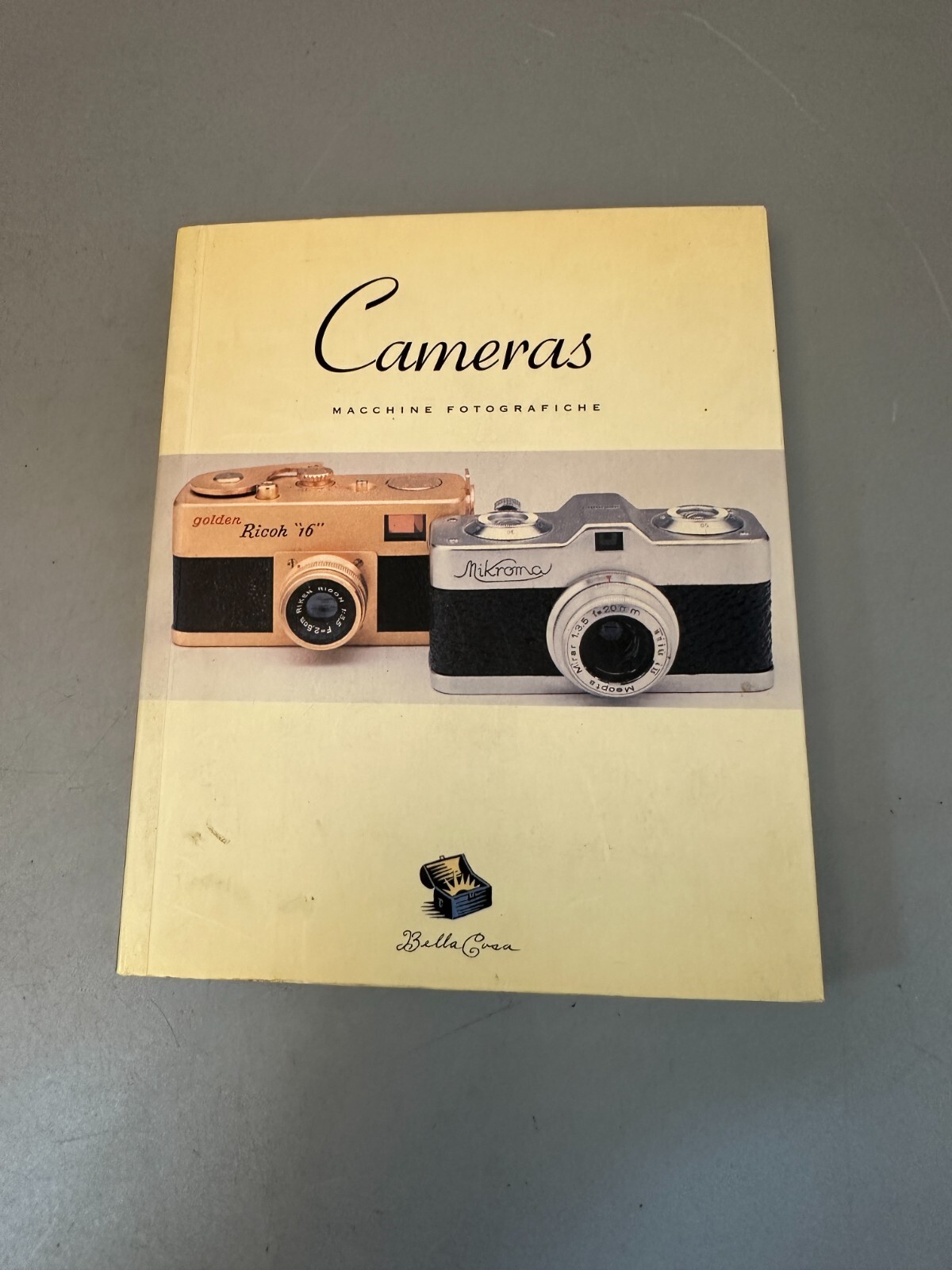 Cameras Macchine Fotografiche Book (English Language)