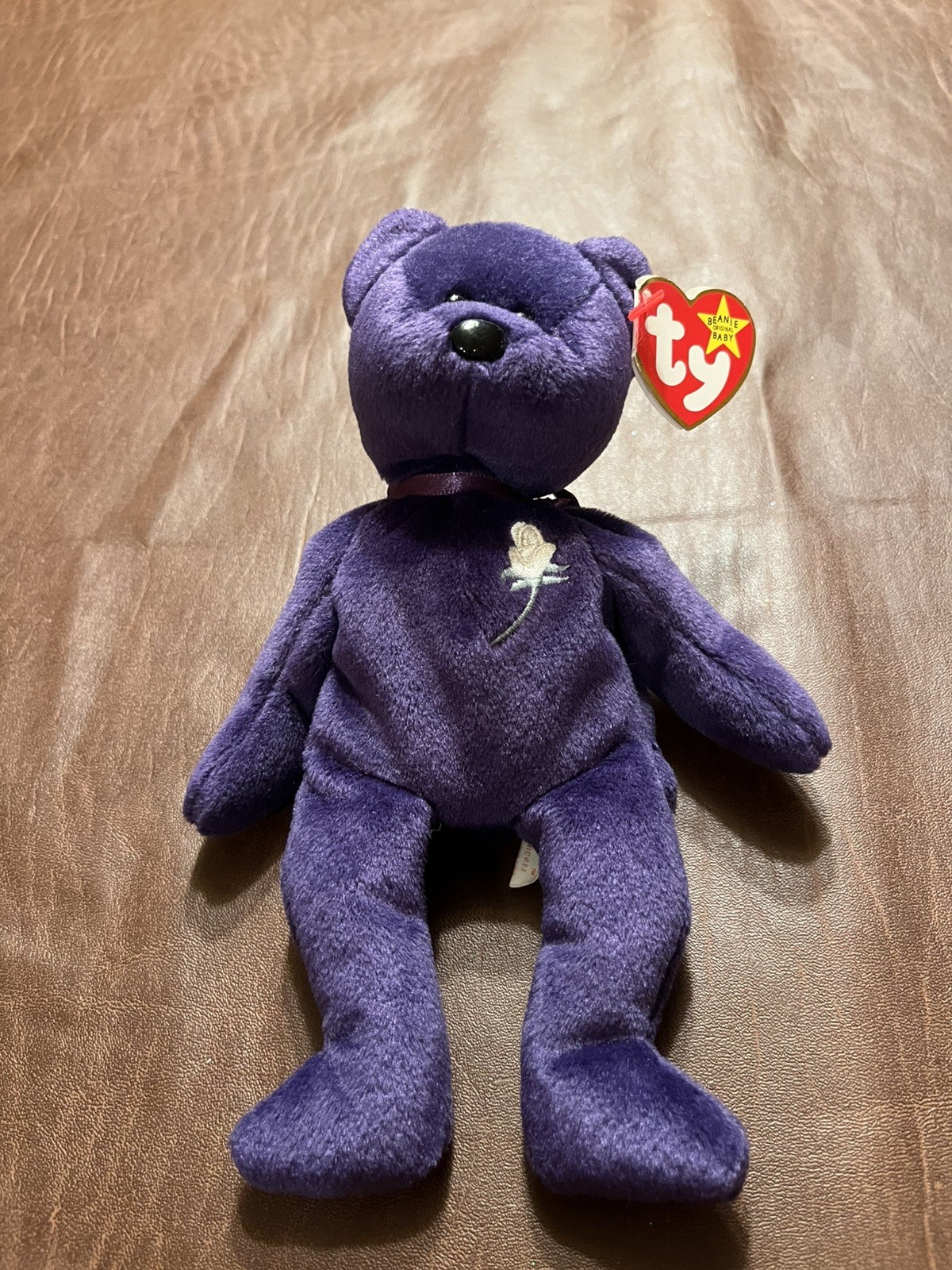 TY Beanie Baby Retired Princess The Bear 1997 With Tags