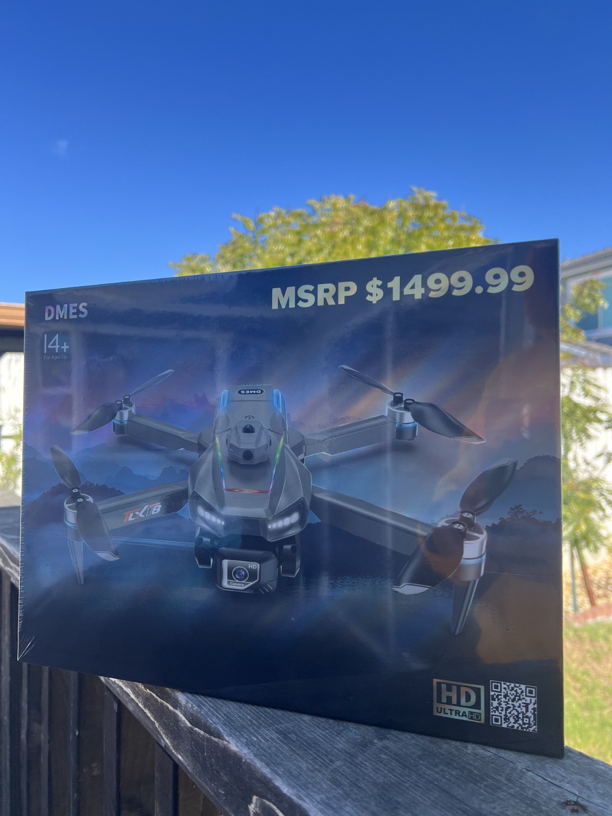 DMES TLX18 Foldable Drone w/ HD Camera Dual Lens Optical Flow RC Quadcopter