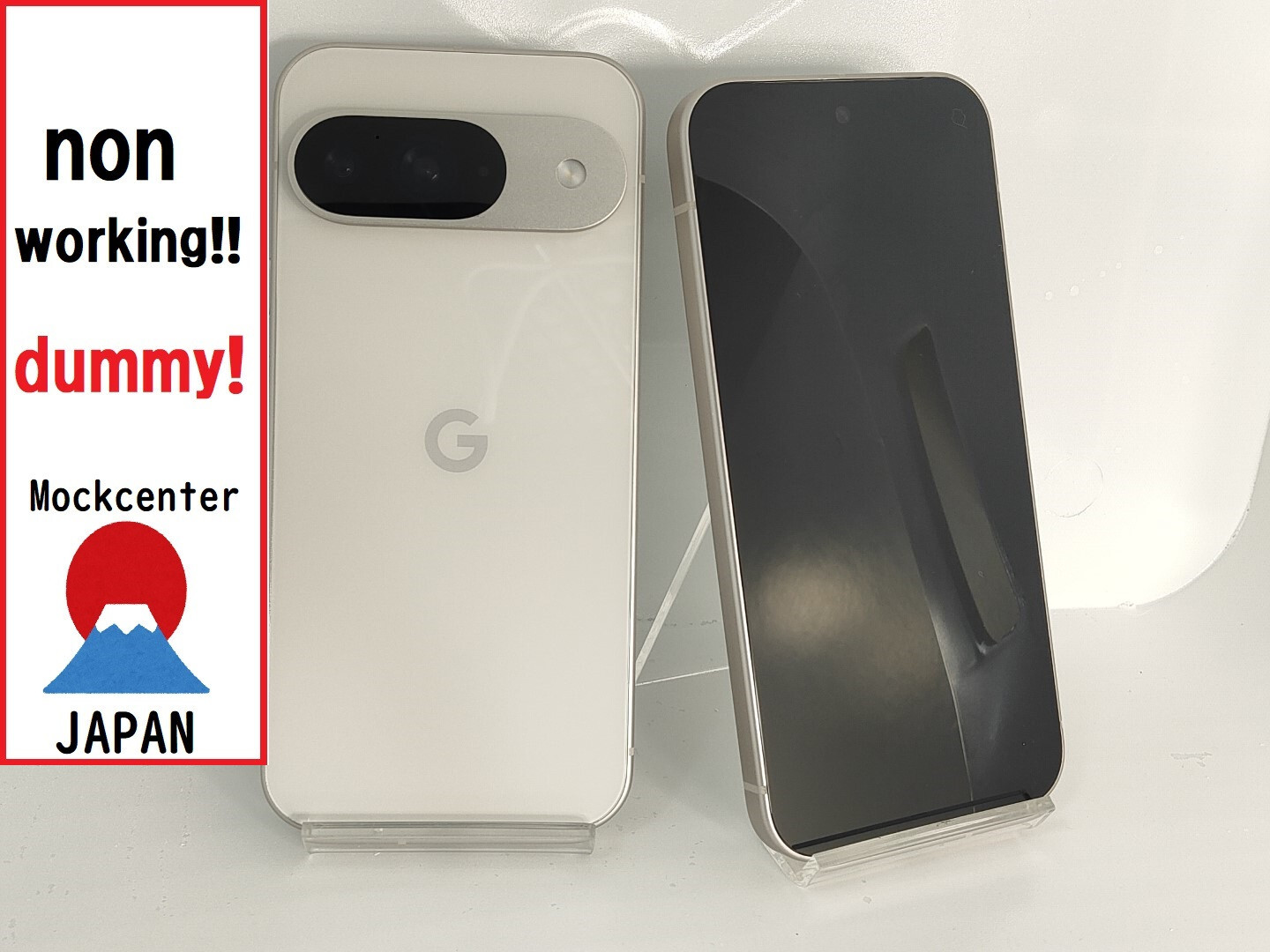 【dummy!】 Google Pixel 9 （color porcelain） off-screen real thing dummyphone