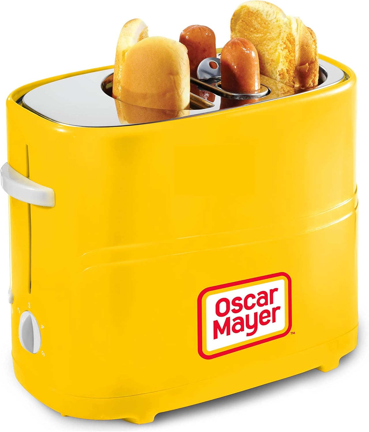 Oscar Mayer 2 Slot Hot Dog and Bun Toaster with Mini Tongs, Hot Dog Toaster Work