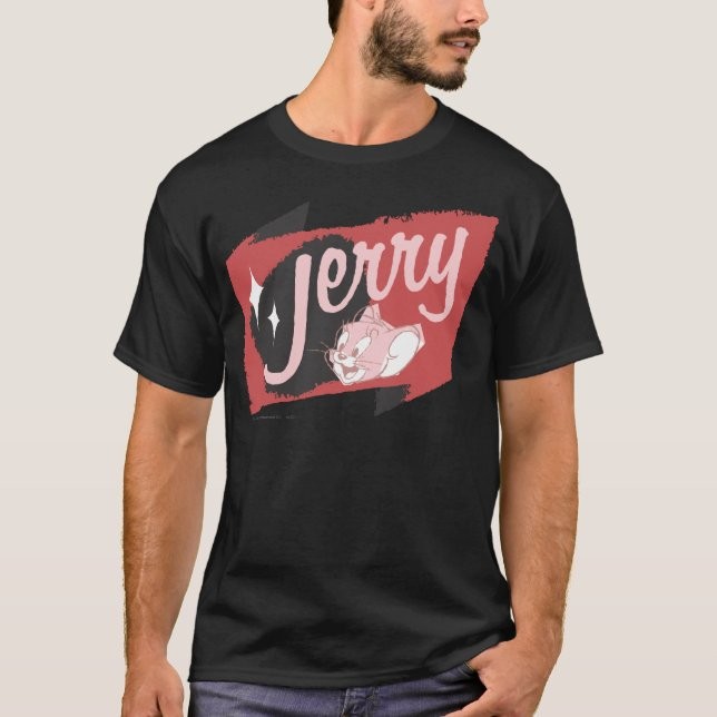 Tom And Jerry Red And Black Logo T Shirt Size S - 5XL Gift For Friends