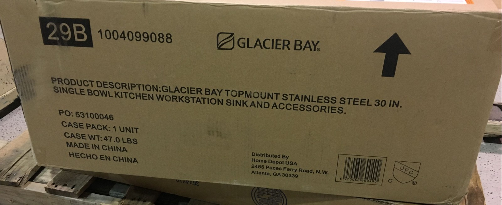 Glacier Bay All-in-One DropIn Stainless Steel 30"4Hole Single Bowl Kitchen *READ