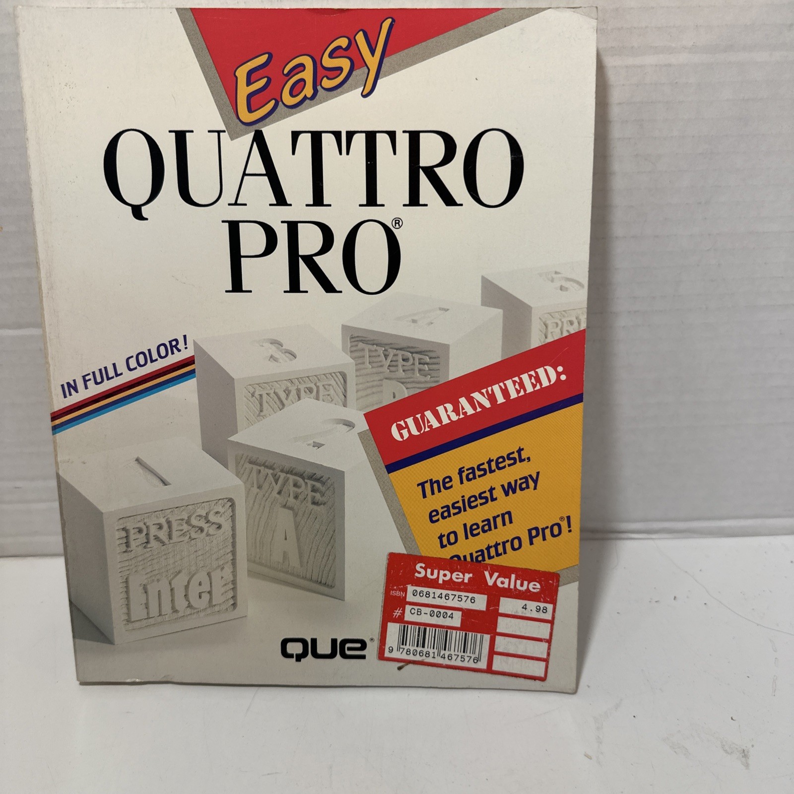 Easy Quattro Pro by Shelley O'Hara (1991, Softcover)
