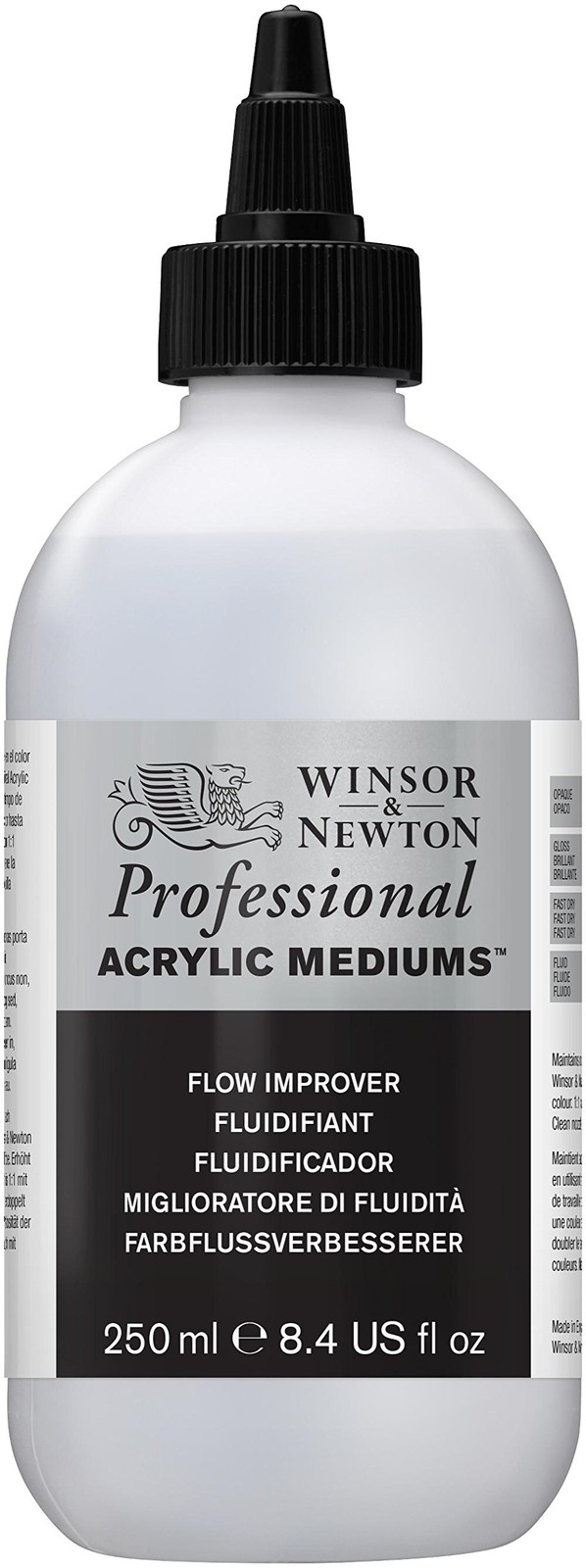 Winsor & Newton Professional Acrylic Flow Improver Medium 250ml 8.5oz