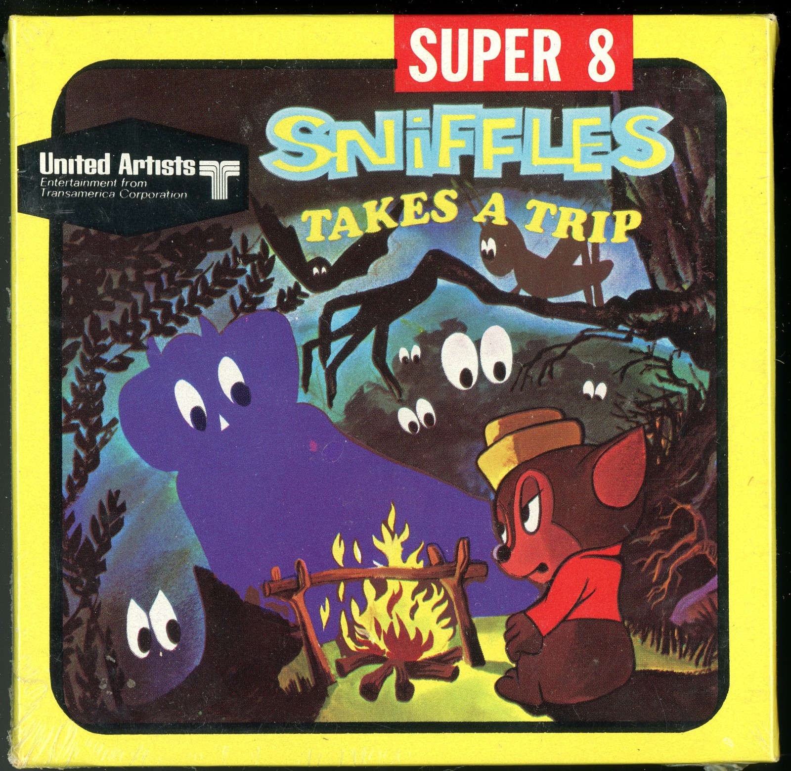 SUPER 8 SILENT-"SNIFFLES TAKES A TRIP"-KEN FILMS #2235- B/W PRINT-SEALED IN BOX