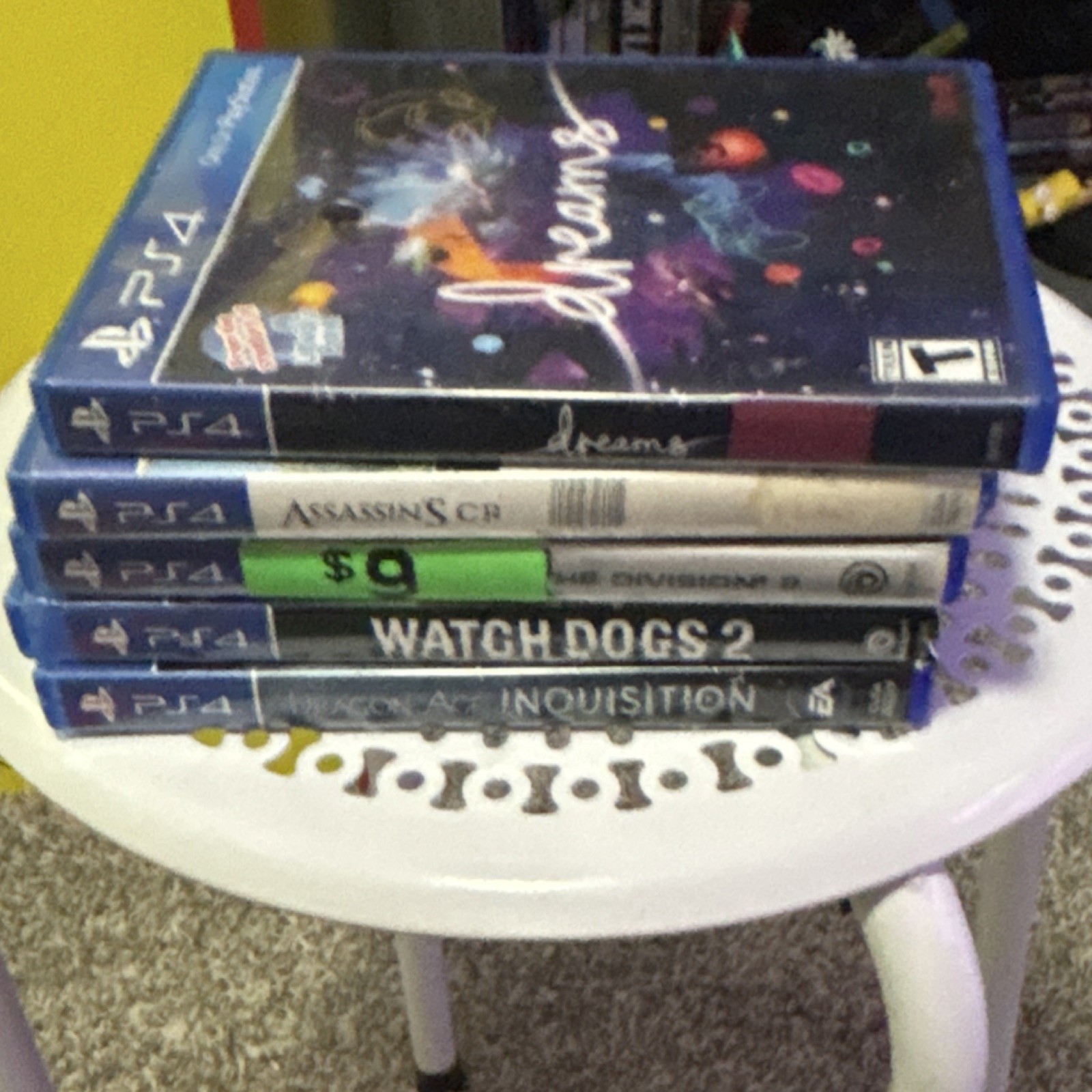 Watch Dogs 2 + More PS4 Game Lot w/ Cases 