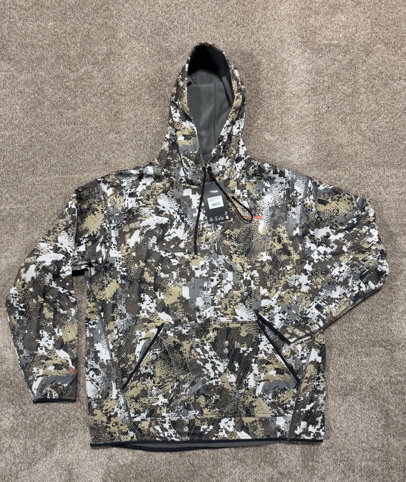 Sitka Windstopper Pullover Hoodie EV2 Camo - Men’s XL New With Tags.