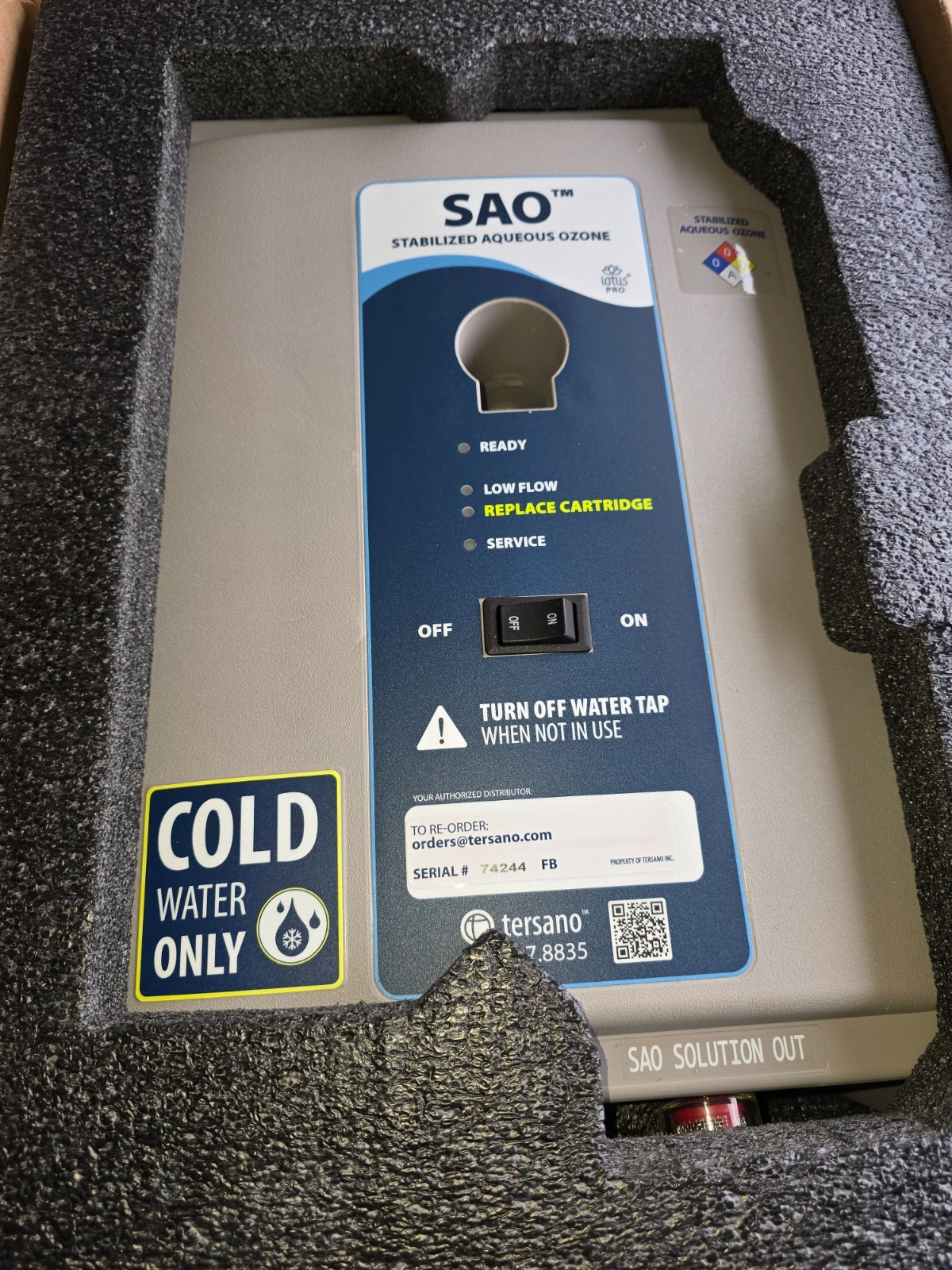 TERSANO SAO Lotus Pro Dispenser - With Three additional Filter Cartridges