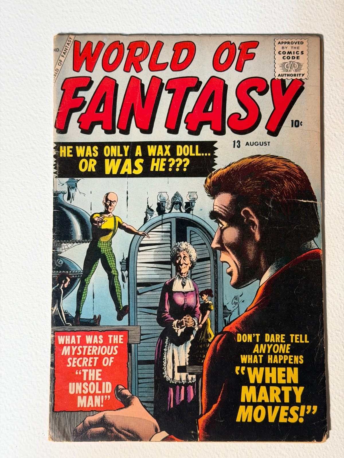 World Of Fantasy #13  1958 Atlas (Marvel) Comics. Hard to find! See pics.