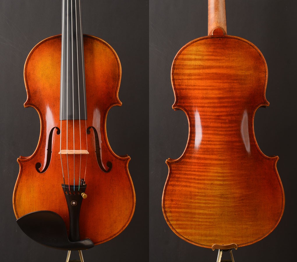 Five Strings ! Best Model,Guarneir Style 4/4 Violin ,Higher Rib Wide fingerboard