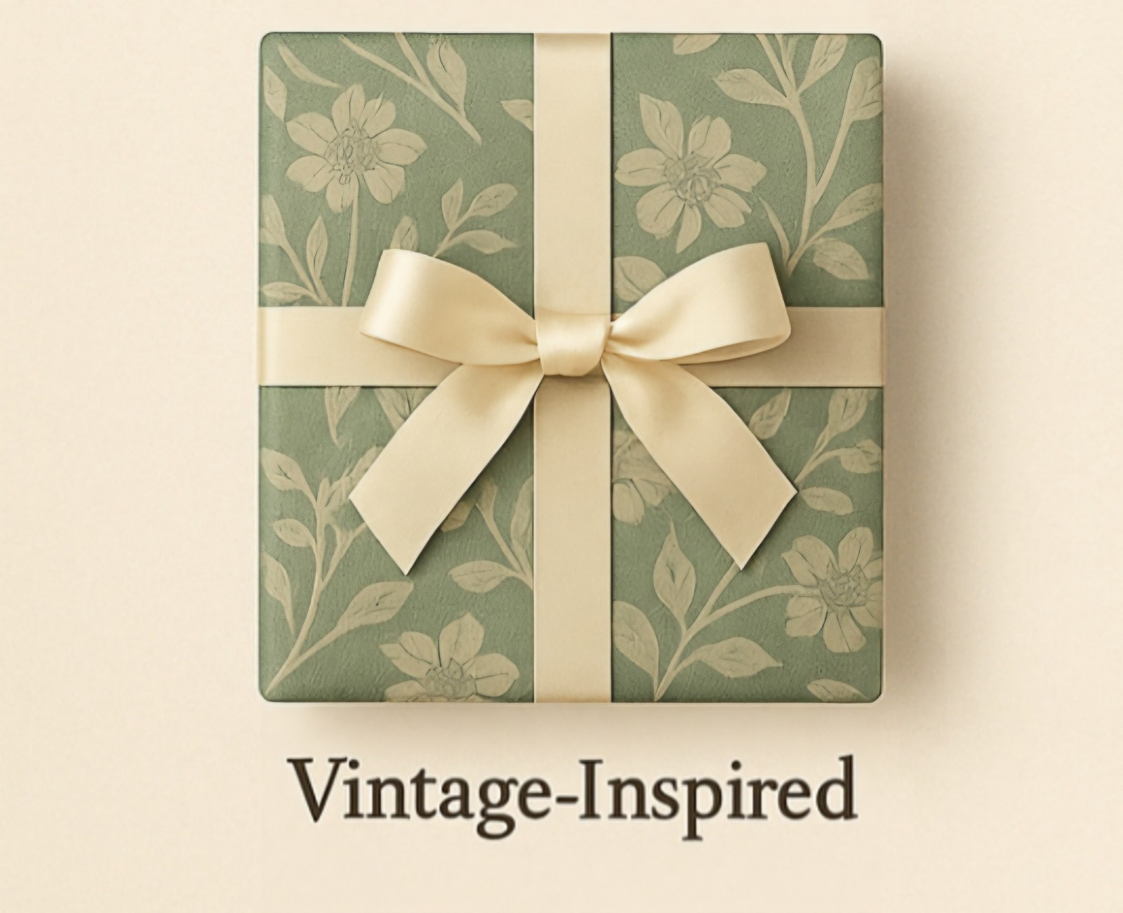 Vintage Inspired Gift Wrap Service Add-On • Antique Style Wrapping • EOYP