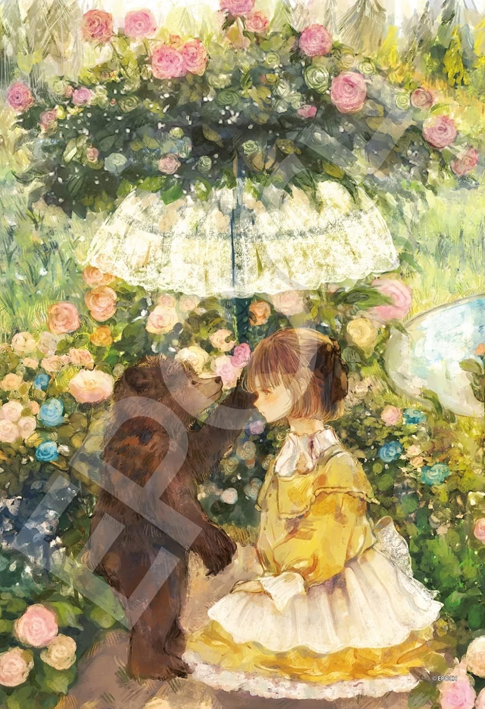 epoch company 300 piece jigsaw puzzle orie Because I know the end of the flower