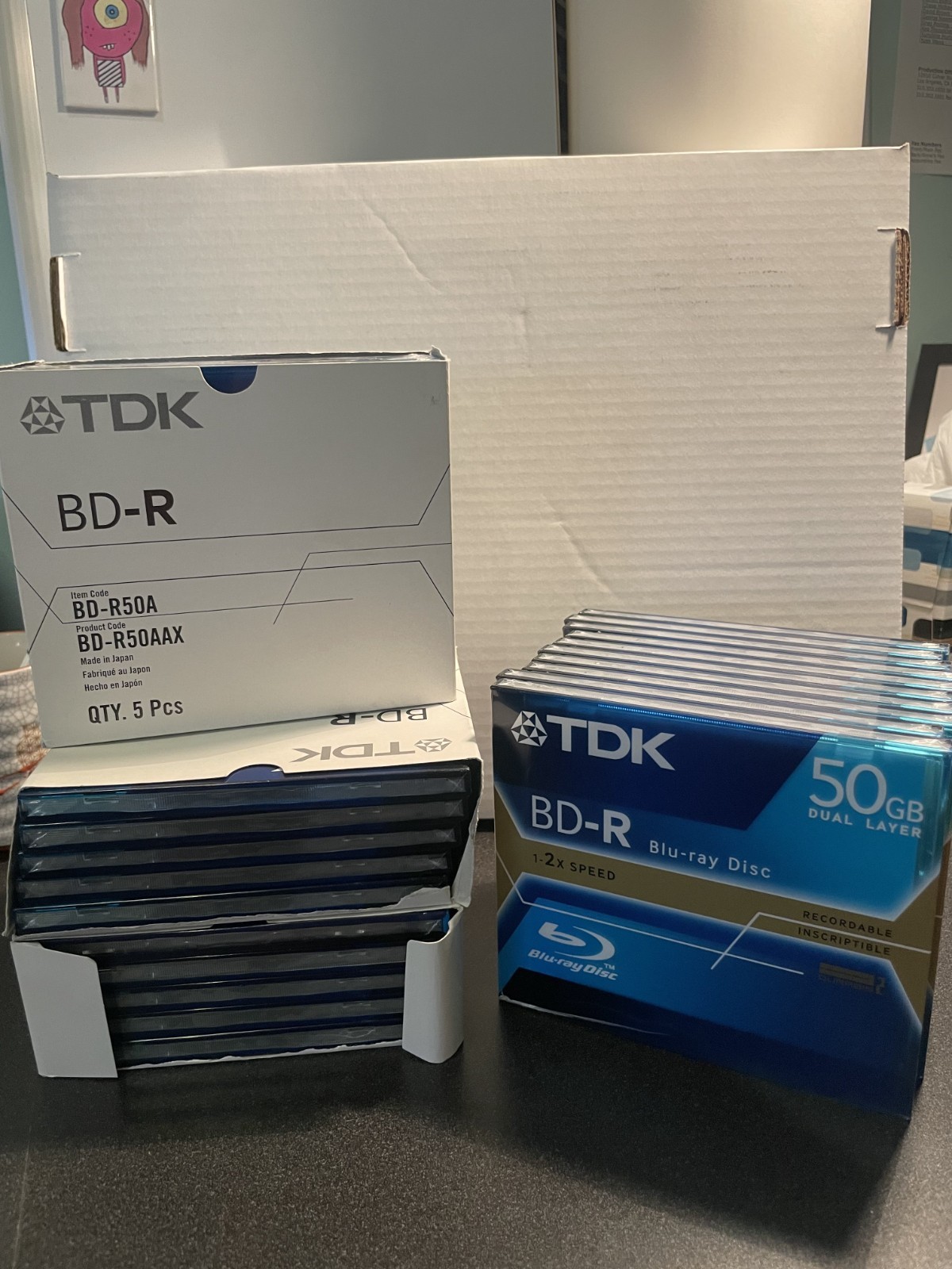 TDK BD-R *blank* Blueray Disc 50GB Dual Layer
