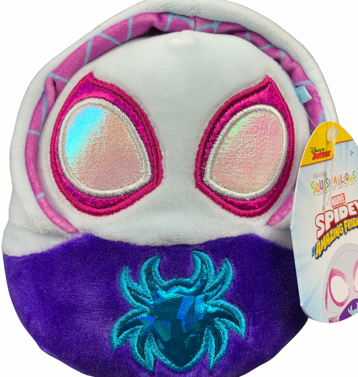 Squishmallow SPIDERMAN NWT Size 5" Marvel Ghost-Spider