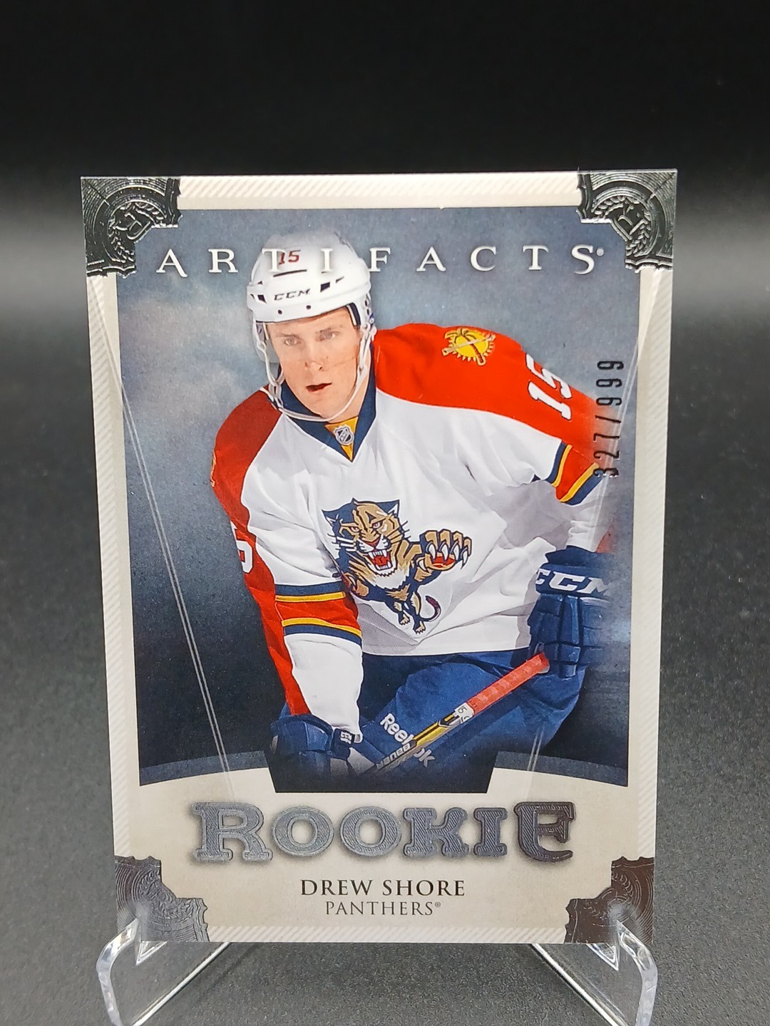 Drew Shore /999 SP 2013-14 Artifacts Rookie RC - NHL Florida Panthers