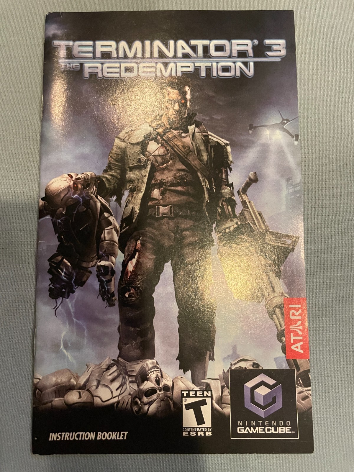 Terminator 3 Redemption Nintendo GameCube Game Instruction Booklet Manual ONLY!