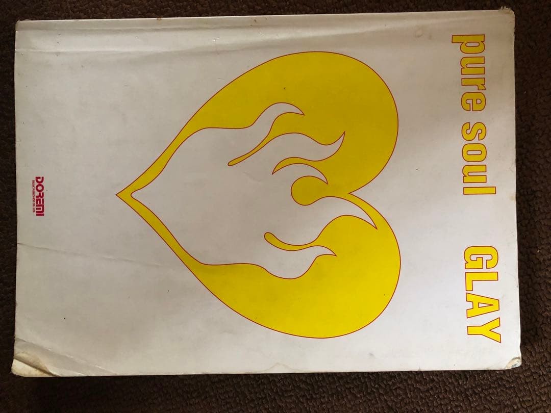 GLAY Pure Soul Band Score Music Book Used, Some Wear, Japanese Import RRF