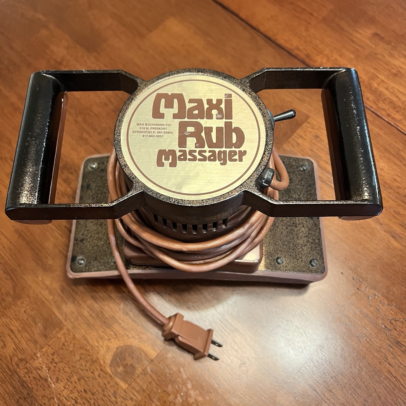 Vintage Maxi Rub Massager 2 Speed Chiropractor Back & Full Body Tested Works