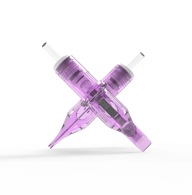 50/20PCS Disposable Purple Tattoo Cartridges Needle RM/RL/M1/RS diameter 0.35MM