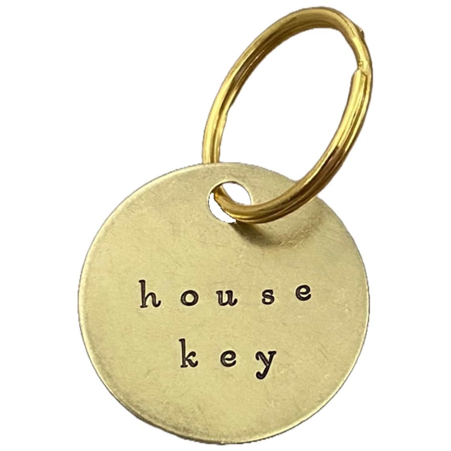 House Keychain - Metal Key Label Identifier Tags with Keyrings - Key Organiza...